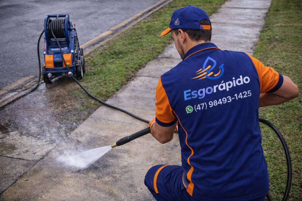 Hidrojateamento em Joinville