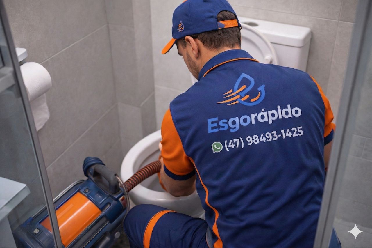 Desentupir Vaso Sanitário em Joinville